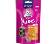 Vitakraft Cat Yums kurczak z kocią trawą przysmak dla kota 40g