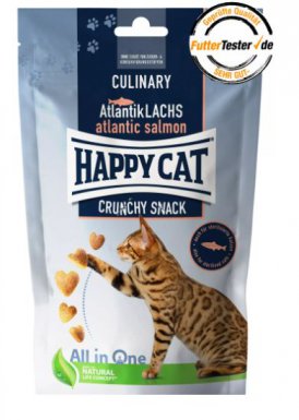 Happy Cat Culinary Crunchy Snack Atlantic Salmon przysmaki z łososiem dla kota 70g