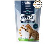 Happy Cat Culinary Crunchy Snack Sea Cod przysmaki z dorszem i groszkiem dla kota 70g