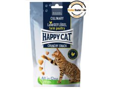 Happy Cat Culinary Crunchy Snack Farm Poultry przysmaki z kurczakiem i marchewką dla kota 70g