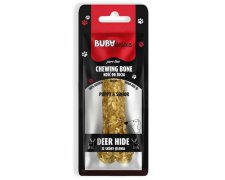 BUBAlicious Pure Line Kość do żucia Puppy & Senior ze skóry jelenia 12cm 