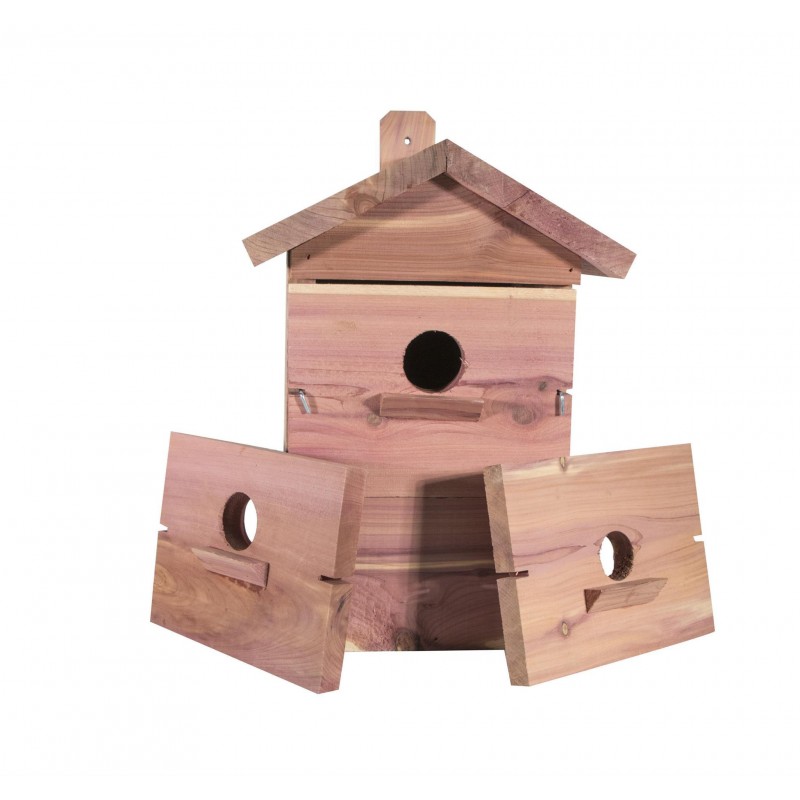 Garden&Fun lęgówka dla ptaków z drewna cedrowego 21x15,5x32cm