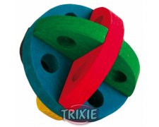 Trixie drewniana piłka na smakołyki dla gryzoni 8cm