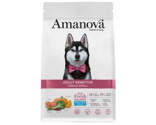 Amanova Sensitive Deluxe karma dla psów dorosłych z łososiem