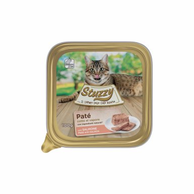 Schesir Pate gotowana na parze karma mokra dla kota łosoś 100g
