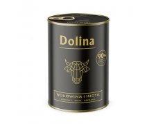 Dolina Noteci Karma mokra dla psa wołowina z indykiem puszka 400g