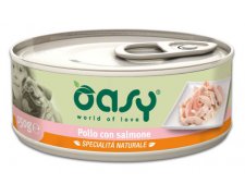 Oasy Natural Adult puszka dla dorosłego psa z Kurczak z łososiem 150g