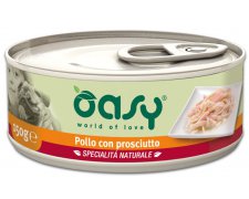 Oasy Natural Adult puszka dla dorosłego psa z Kurczak z szynką 150g