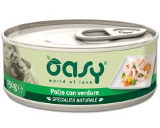 Oasy Natural Adult puszka dla dorosłego psa kurczak z warzywami 150g