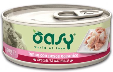 Oasy Natural Adult puszka dla dorosłego psa tuńczyk z rybami oceanicznymi 150g