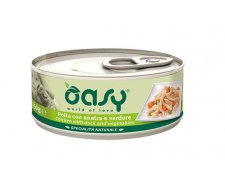 Oasy Natural Adult puszka dla dorosłego psa z kurczakiem kaczką i warzywami 150g
