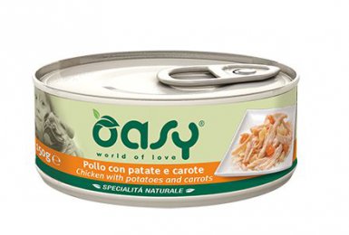 Oasy Natural Adult puszka dla dorosłego psa kurczak z ziemniakami i marchwią 150g