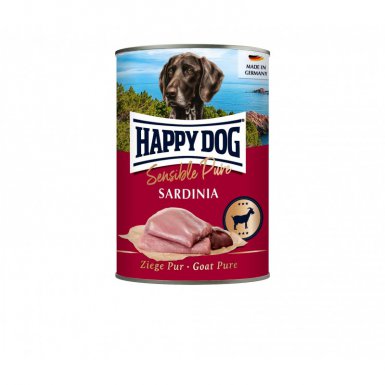Happy Dog Sardinia Sensible Pure puszka z kozą dla psa 100% mięsa 400g