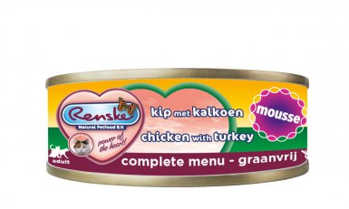 Renske Cat fresh meat chicken with turkey kurczak z indykiem w musie