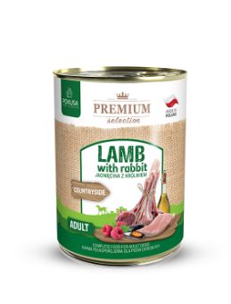 Pokusa Premium Selection karma dla dorosłego psa z jagnięciną i królikiem