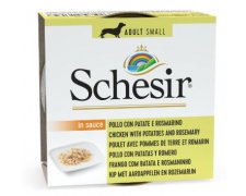 Schesir Karma mokra w sosie dla psa puszka 85g bez dodatku konserwantów i barwników