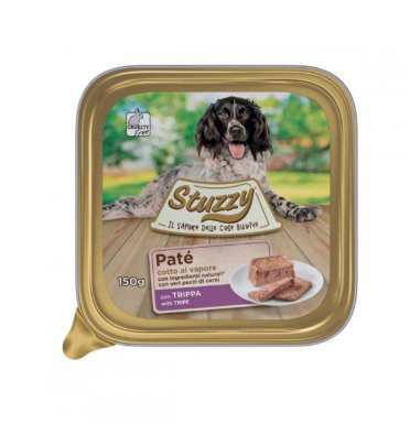 Schesir karma mokra pasztet dla psa z flaczkami 150g