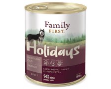 Family First Holidays Duoprotein dla psów dorosłych, dziczyzna, gęś, jabłko
