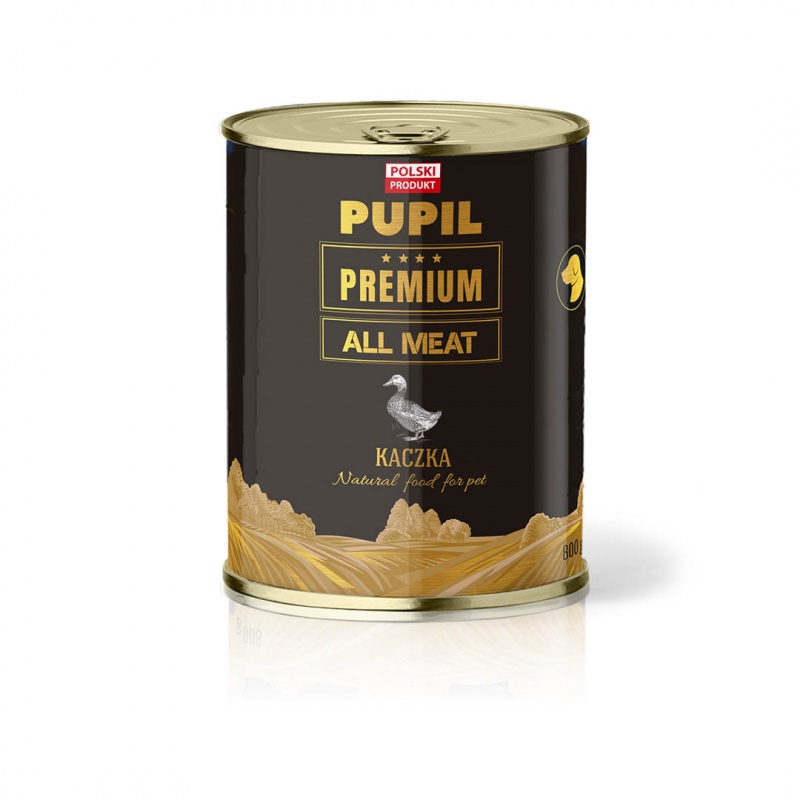 Pupil Premium Meat Gold pełnoporcjowa mokra karma dla psa z kaczką 800g