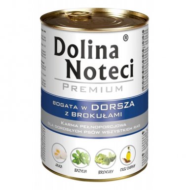 Dolina Noteci Premium bogata w mięso dorsza z brokułami