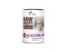 VetExpert RAW PALEO Adult puszka dla dorosłego psa z kaczką 