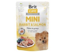 Brit Care Dog Mini Rabbit & Salmon saszetka dla psa z królikiem i łososiem 85g