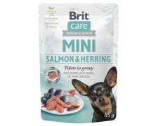 Brit Care Dog Mini Salmon & Herring saszetka dla psów sterylizowanych 85g