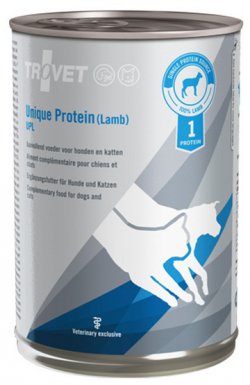 Trovet Unique Protein UPL Jagnięcina dla psa i kota puszka