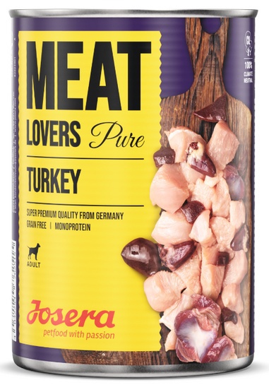 Josera Meat Lovers Pure Indyk puszka 400g