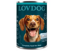Lovdog karma dla psa dzik sarna ziemniaki i rozmaryn puszka 400g