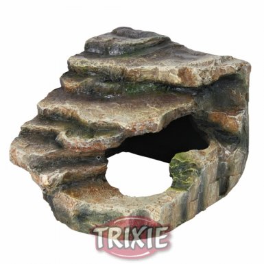 Trixie Eck-Felsen mit Höhle und Plattform - narożna skałka do terrarium
