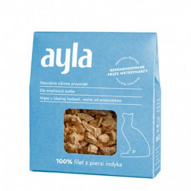 Ayla Filet z Piersi Indyka liofizowany przysmak dla kota 28g