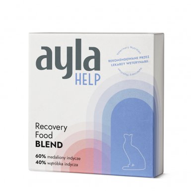 Ayla Help Recovery Food Blend Medaliony indycze z wątróbką dla kota 28g
