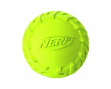 Nerf gumowa piszcząca piłka z bieżnikiem zabawka dla psa 6 cm