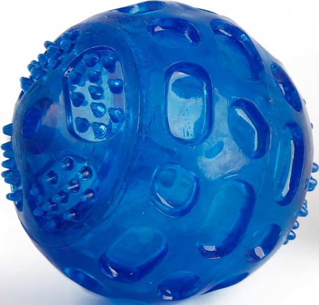 BUBA Piłka wytrzymała piszcząca piłka z gumy TPR o średnicy 7cm