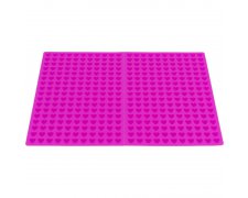 Trixie Mata z silikonu do pieczenia przekąsek 38x28cm serca