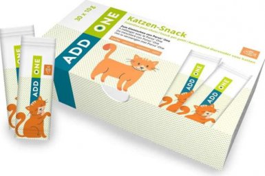 Dechra Add One Salmon przysmak o smaku łososia ułatwiajacy podawanie leków dla kotów 30x 10g 