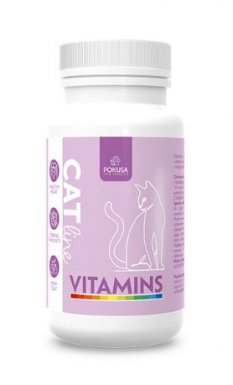 Pokusa CatLine Vitamins Multiwitamina dla kotów 90 tabletek 23g