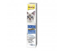 GimCat Multi-Vitamin Duo Paste zawiera 12 niezbędnych do życia witamin dla kota