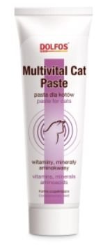 Dolfos Multivital Cat Paste Witaminy Minerały Aminokwasy 100g