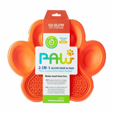 Pet Dream House Paw 2in1 Interaktive Slow Feeder unikalna miska do powolnego karmienia z nakładką do lizania 30x30x3cm 