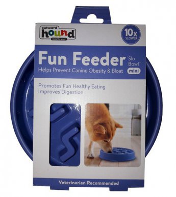Outward Hound Fun Feeder Mini Miska niebieska 