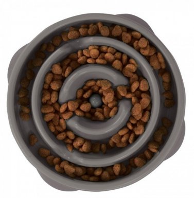 Outward Hound Fun Feeder Mini Miska szara