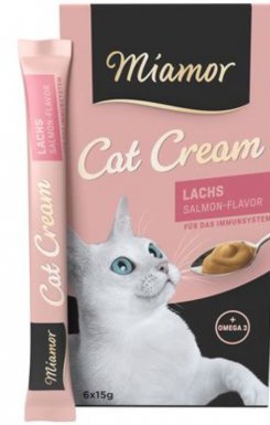 Miamor Cat Snack Lachs-Cream pasta z łososia 6x15g