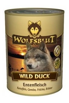 Wolfsblut Wild Duck z kaczką i ziemniakami puszka dla psa 395g