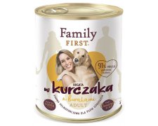 Family First dla psów dorosłych, bogata w kurczaka z burakami