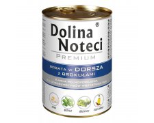 Dolina Noteci Premium bogata w mięso dorsza z brokułami