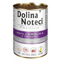 Dolina Noteci Premium bogata w mięso królika z żurawiną