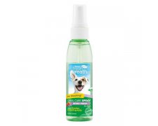 Tropiclean Fresh Breath Care Spray Berry spray do higieny jamy ustnej dla psów o smaku i aromacie jagody i truskawki 118ml