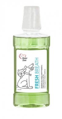 Over Zoo Fresh Breath owoc granatu dodatek do wody wspomagający higienę jamy ustnej 250ml 